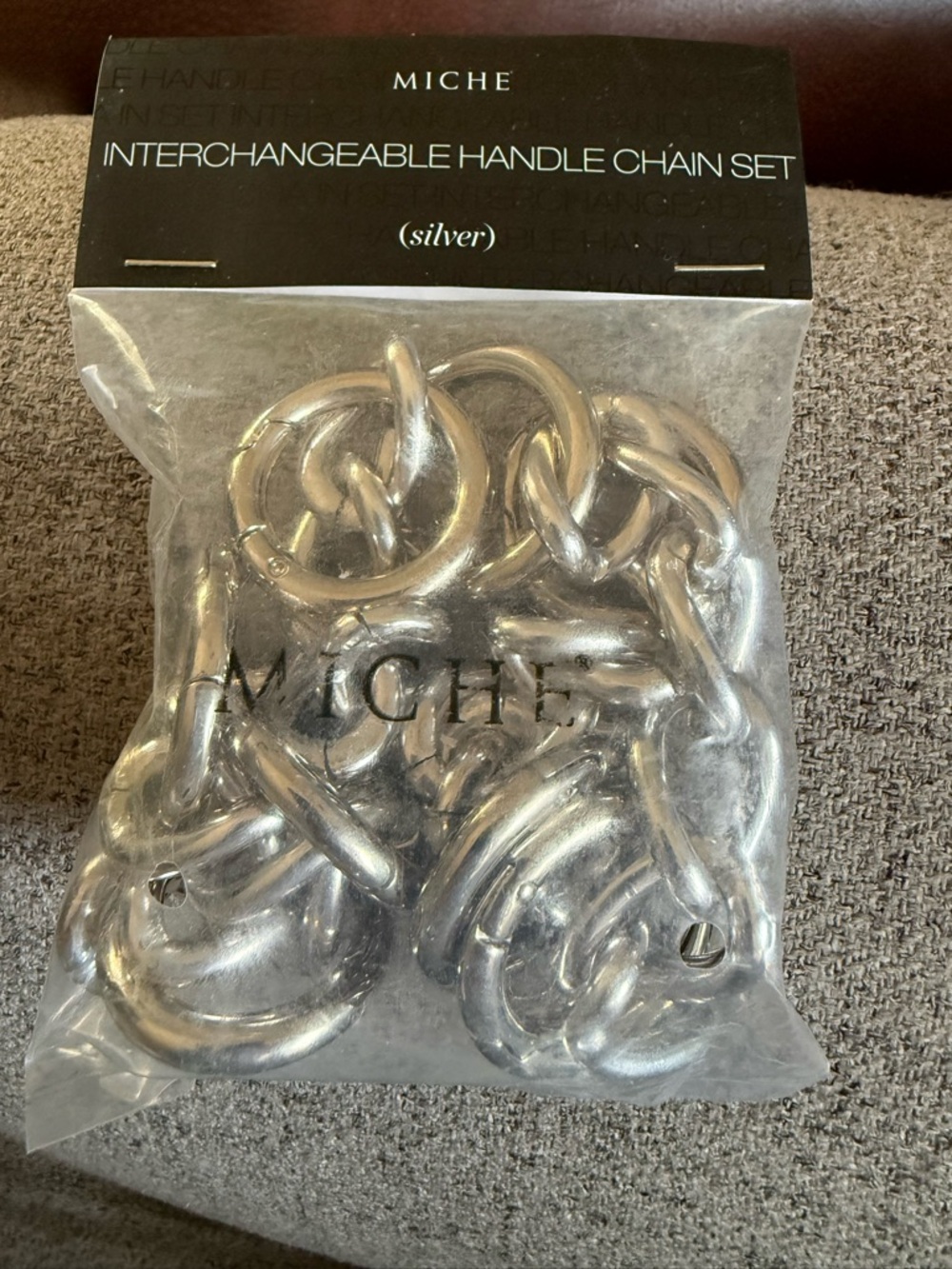 Miche Silver Interchangeable Handle Chain Set